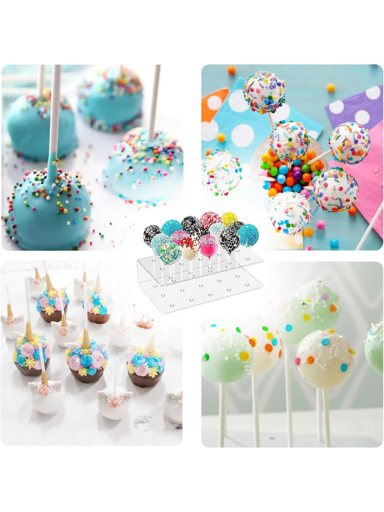 1PC 15 Hole Cake Pop Stand Can - Pop Display Shelf recensione e prezzo