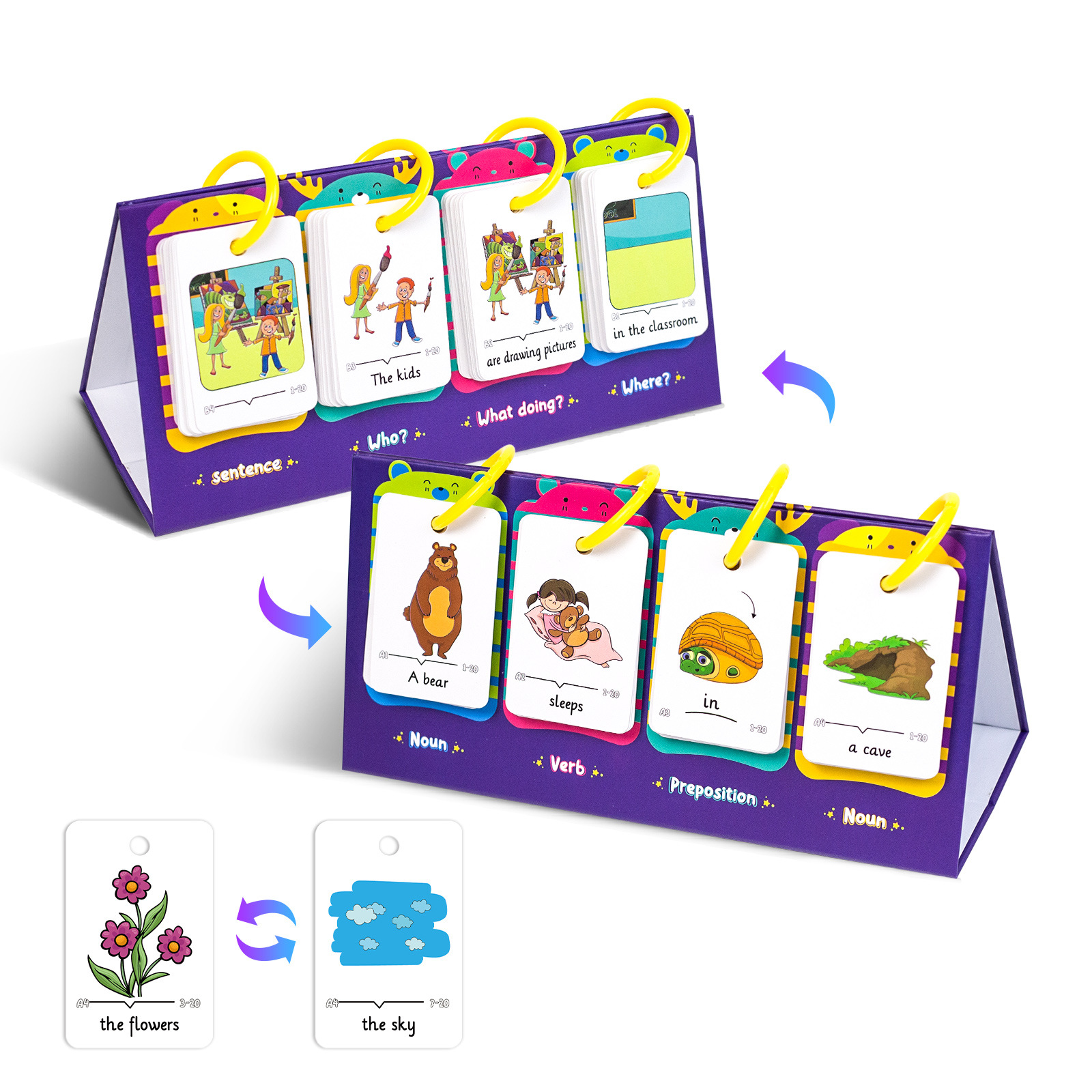 80Pcs Table Model Visual Word  - Graded Card Display recensione e prezzo