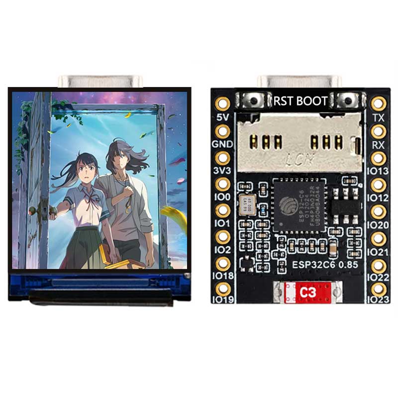 ESP32 C6 0.85 Inch 128X128 IPS - Graded Card Display recensione e prezzo