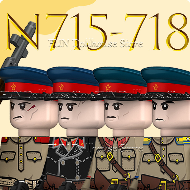 MOC Military Soviet Soldier Fi - Lego Minifigure Holder recensione e prezzo