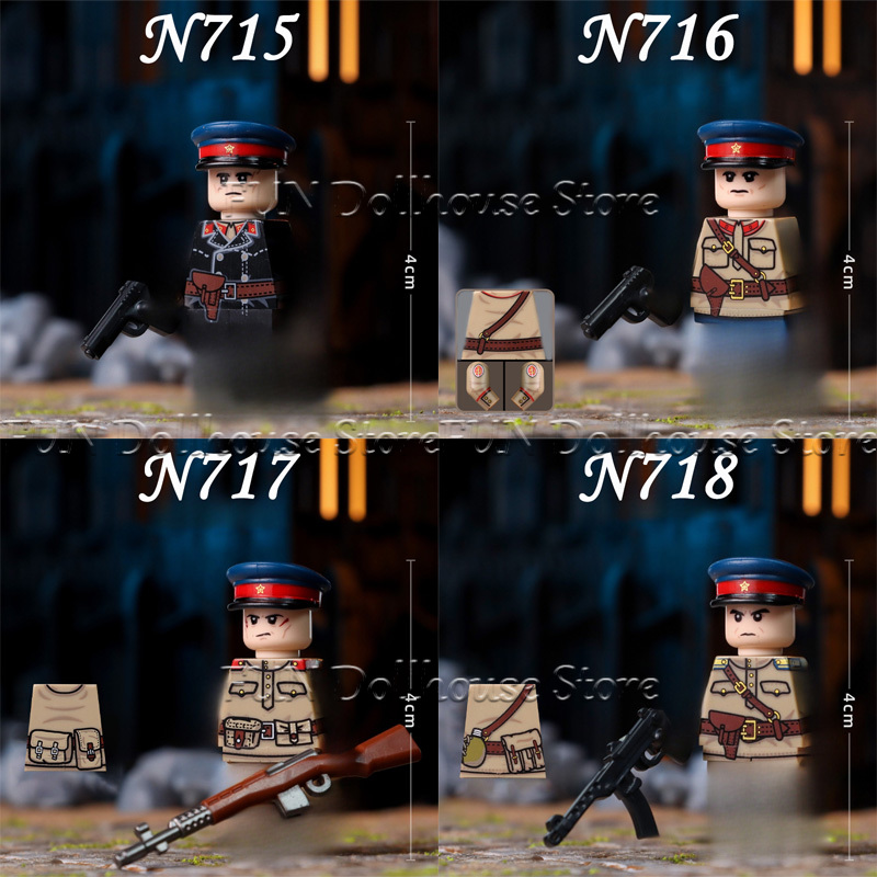 MOC Military Soviet Soldier Fi - Lego Minifigure Holder recensione e prezzo