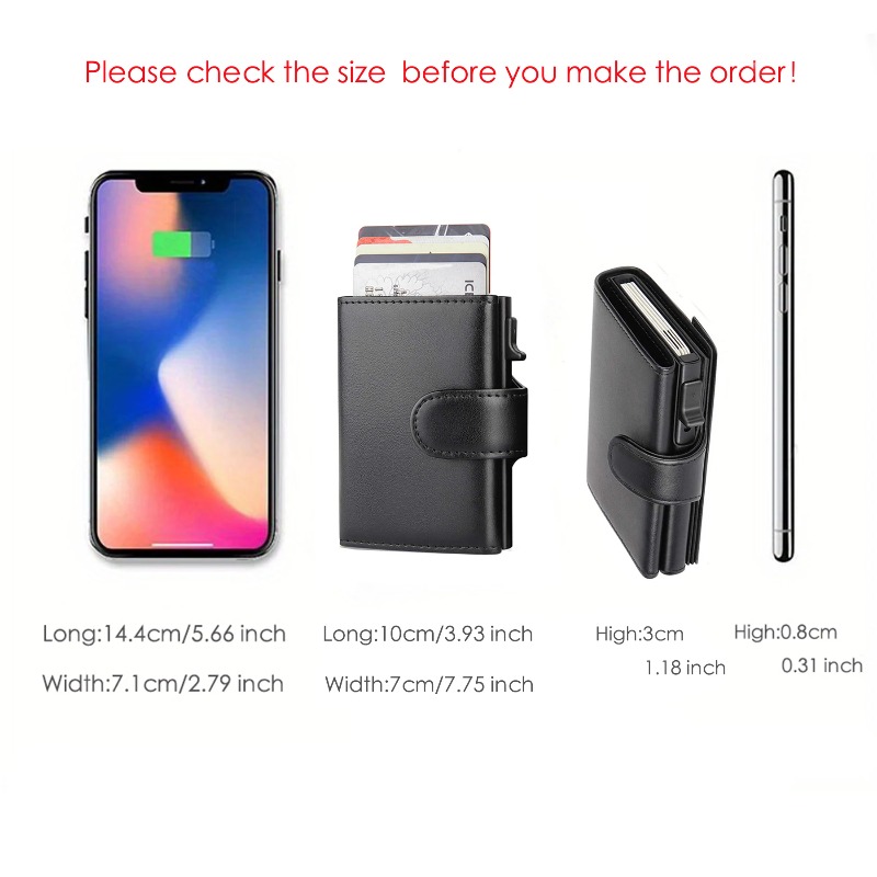 Metal Business Card Case Rfid  - Card Top Loader recensione e prezzo
