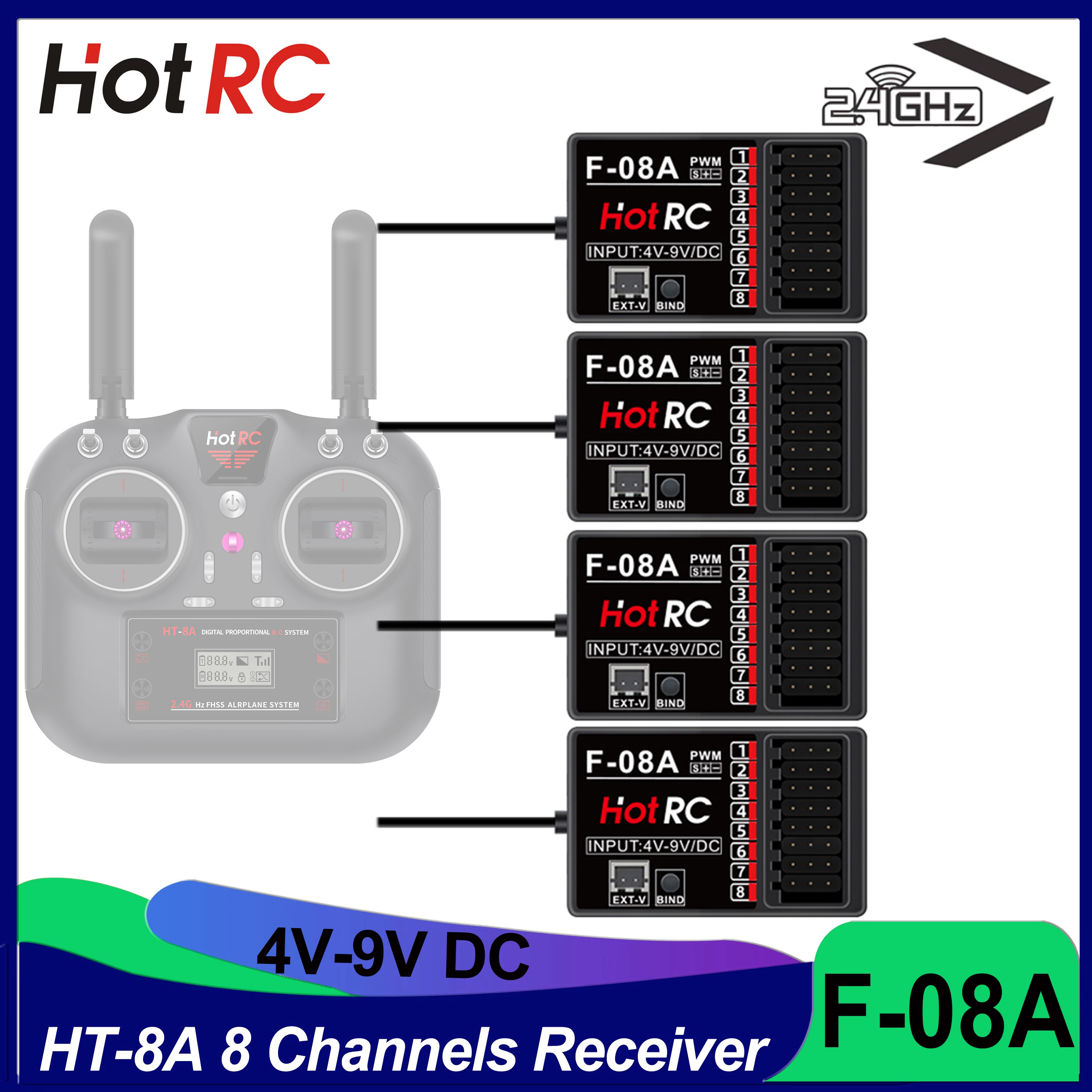 HOTRC RC Model Parts 8 Channel - Model Airplane Plastic recensione e prezzo