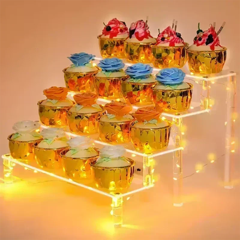 1-4 Tier Acrylic Display Stand - Pop Display Shelf recensione e prezzo