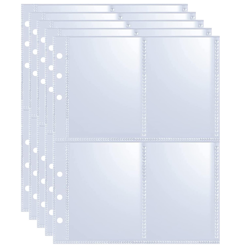 4 Pockets Photo Card Sleeves B - Trading Card Binder recensione e prezzo