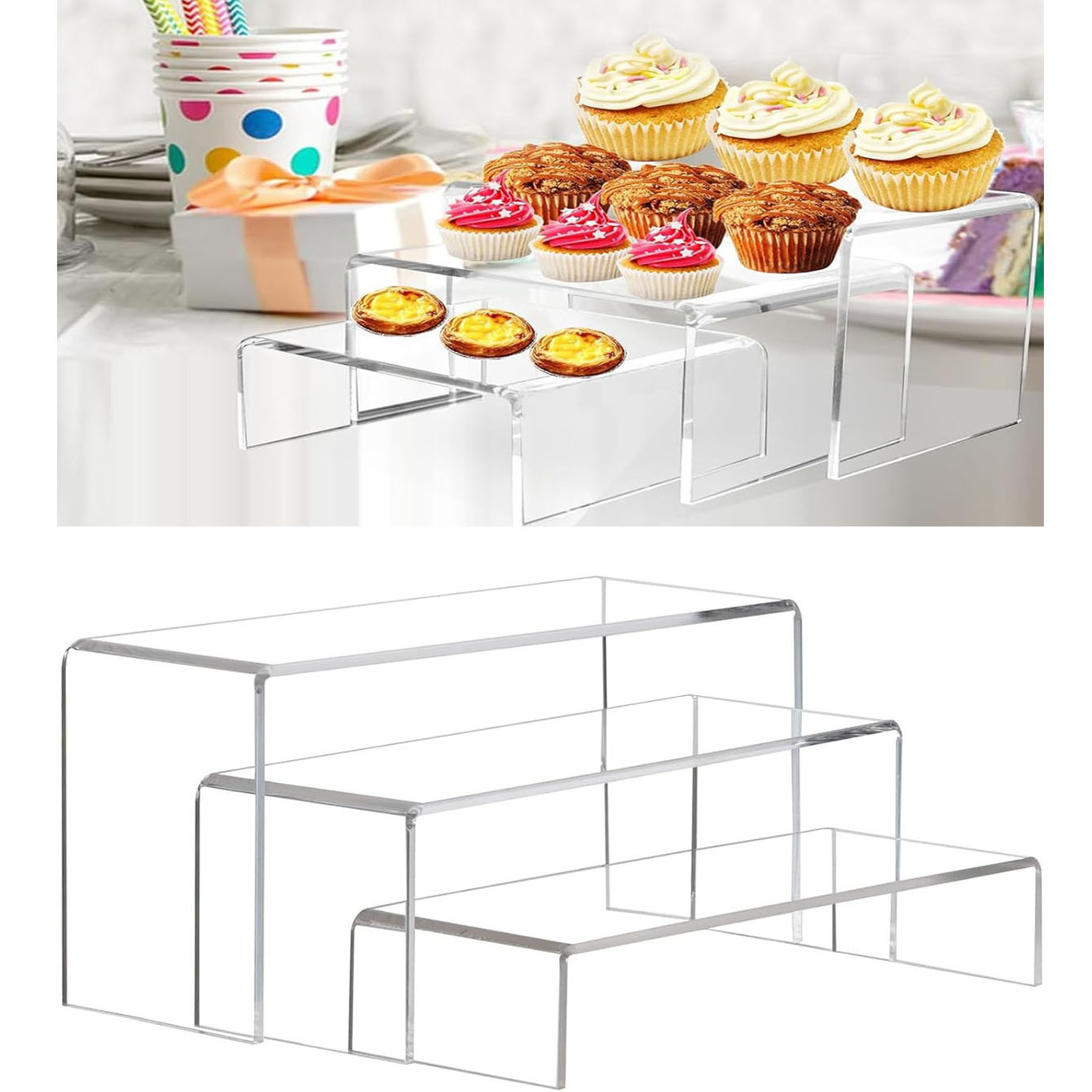3 pieces of acrylic display sh - Pop Display Shelf recensione e prezzo