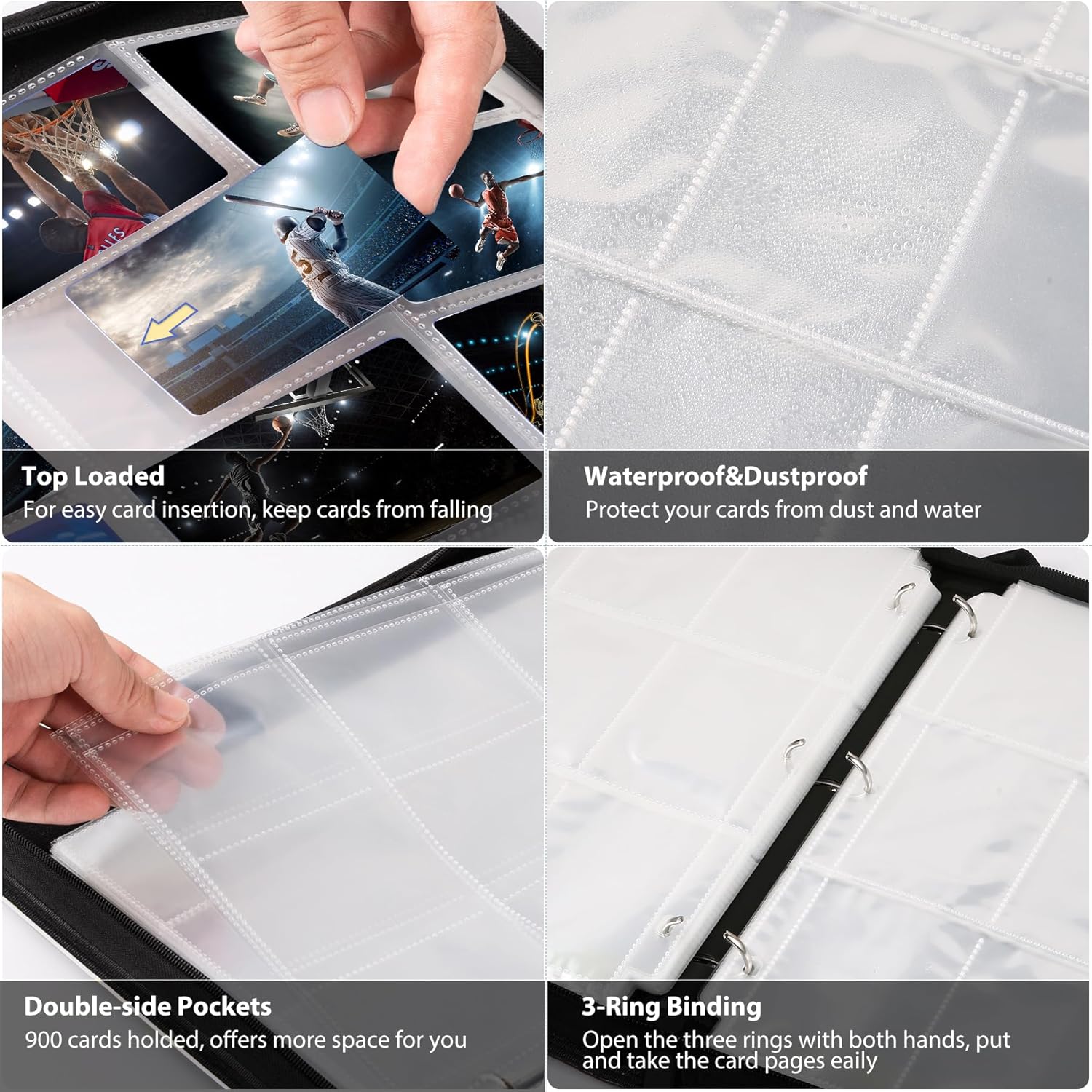 3 ring Trading Card Binder, 90 - Trading Card Binder recensione e prezzo