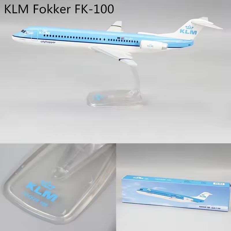 1/100 Scale Air /KLM FK-100/SM - Model Airplane Plastic recensione e prezzo