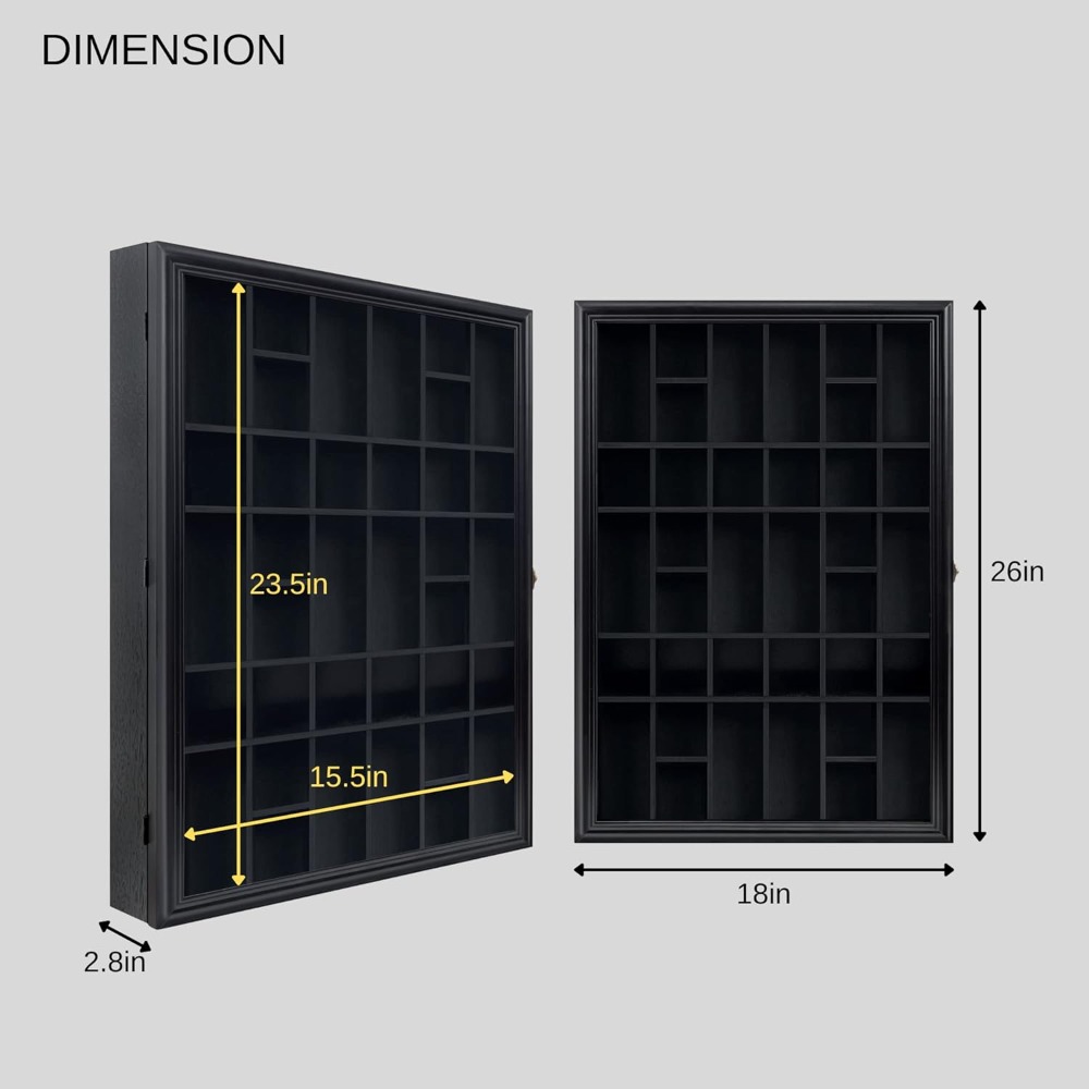 Shot Glass Display Cabinet Sol - Display Case Acrylic recensione e prezzo