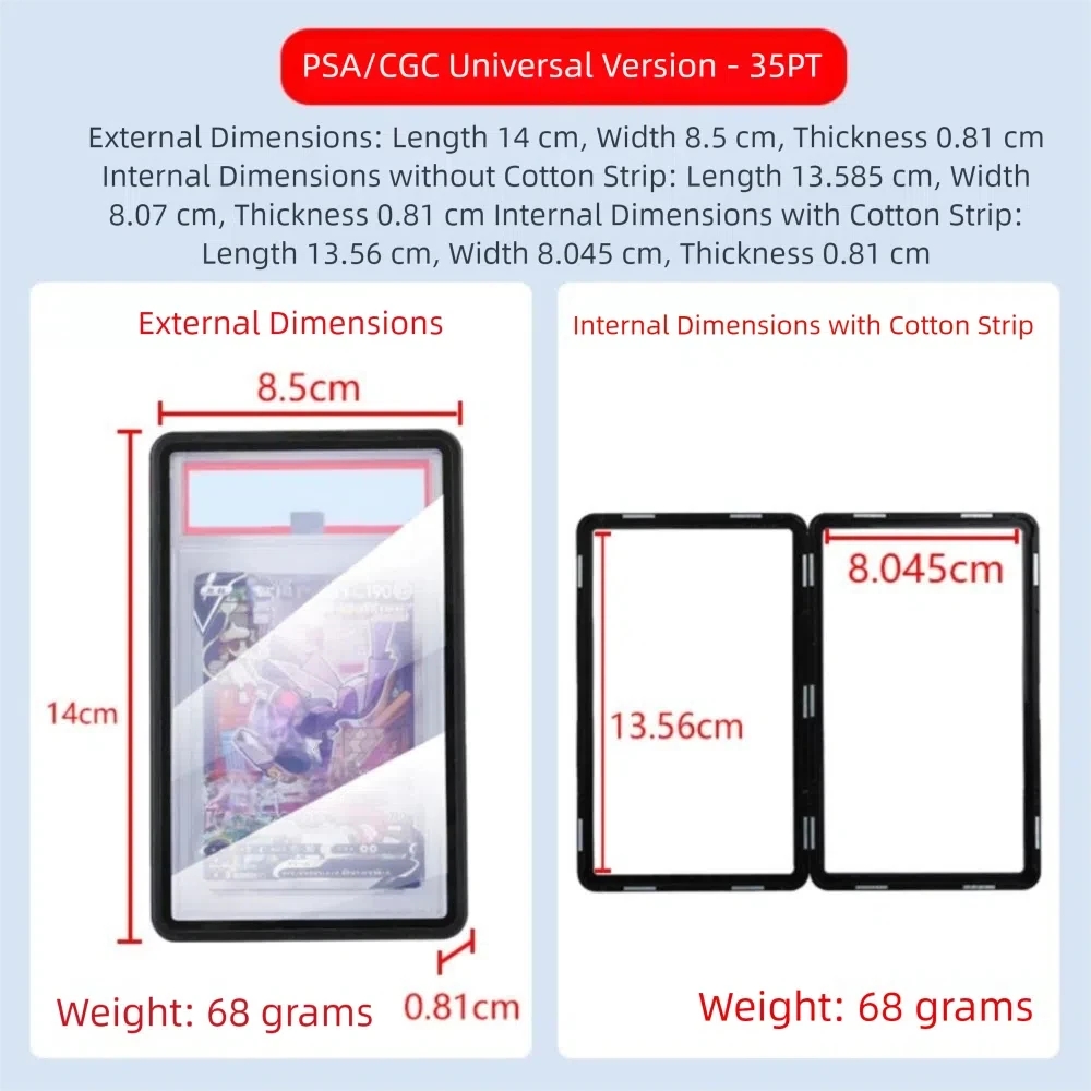 Aluminium Frame PSA/CGC Graded - Graded Card Display recensione e prezzo