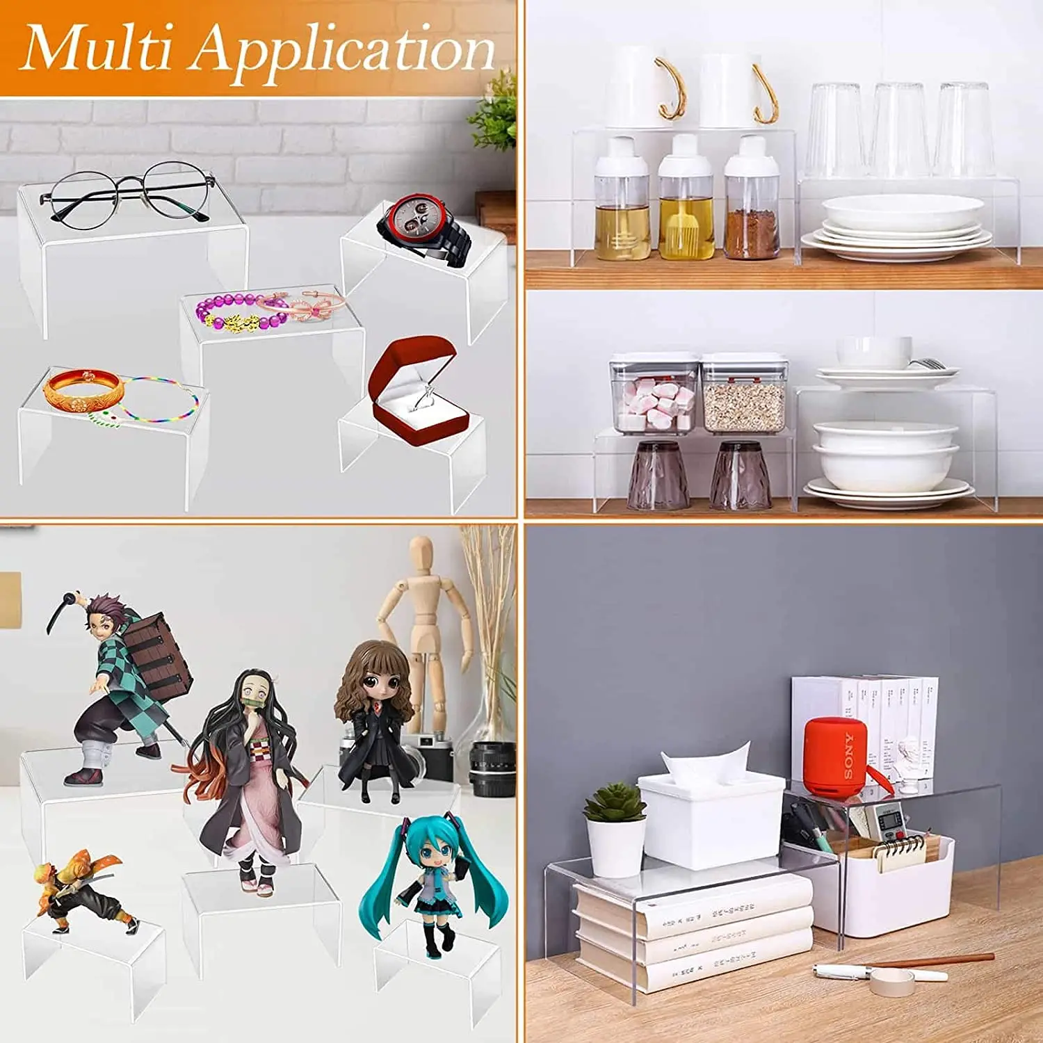 U Shape Acrylic Display Riser  - Pop Display Shelf recensione e prezzo