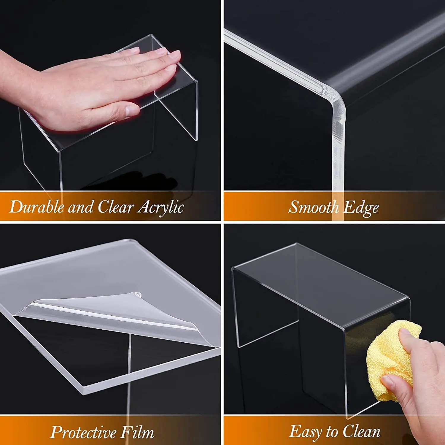 U Shape Acrylic Display Riser  - Pop Display Shelf recensione e prezzo