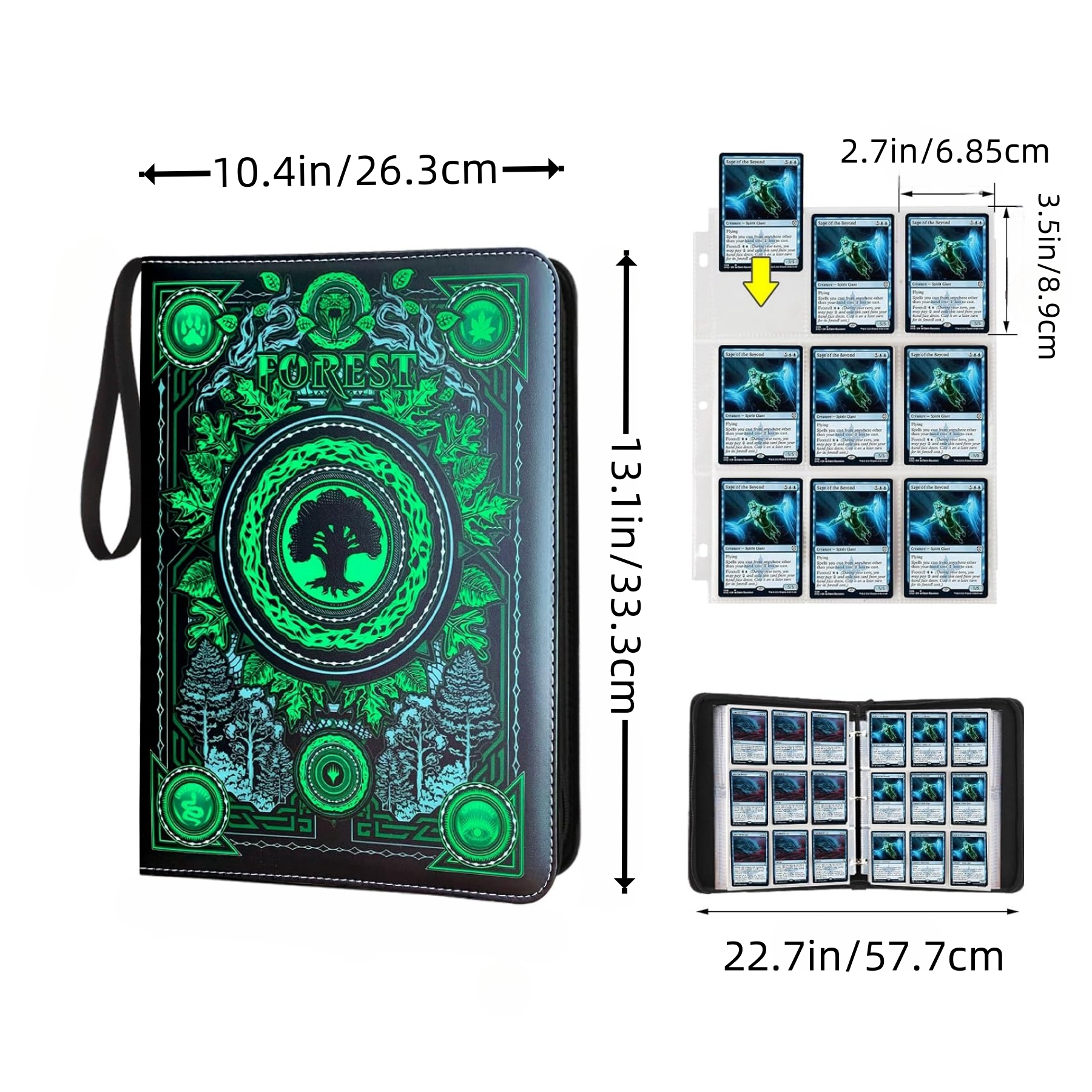 9 Pocket Card Binder with Slee - Card Penny Sleeve recensione e prezzo