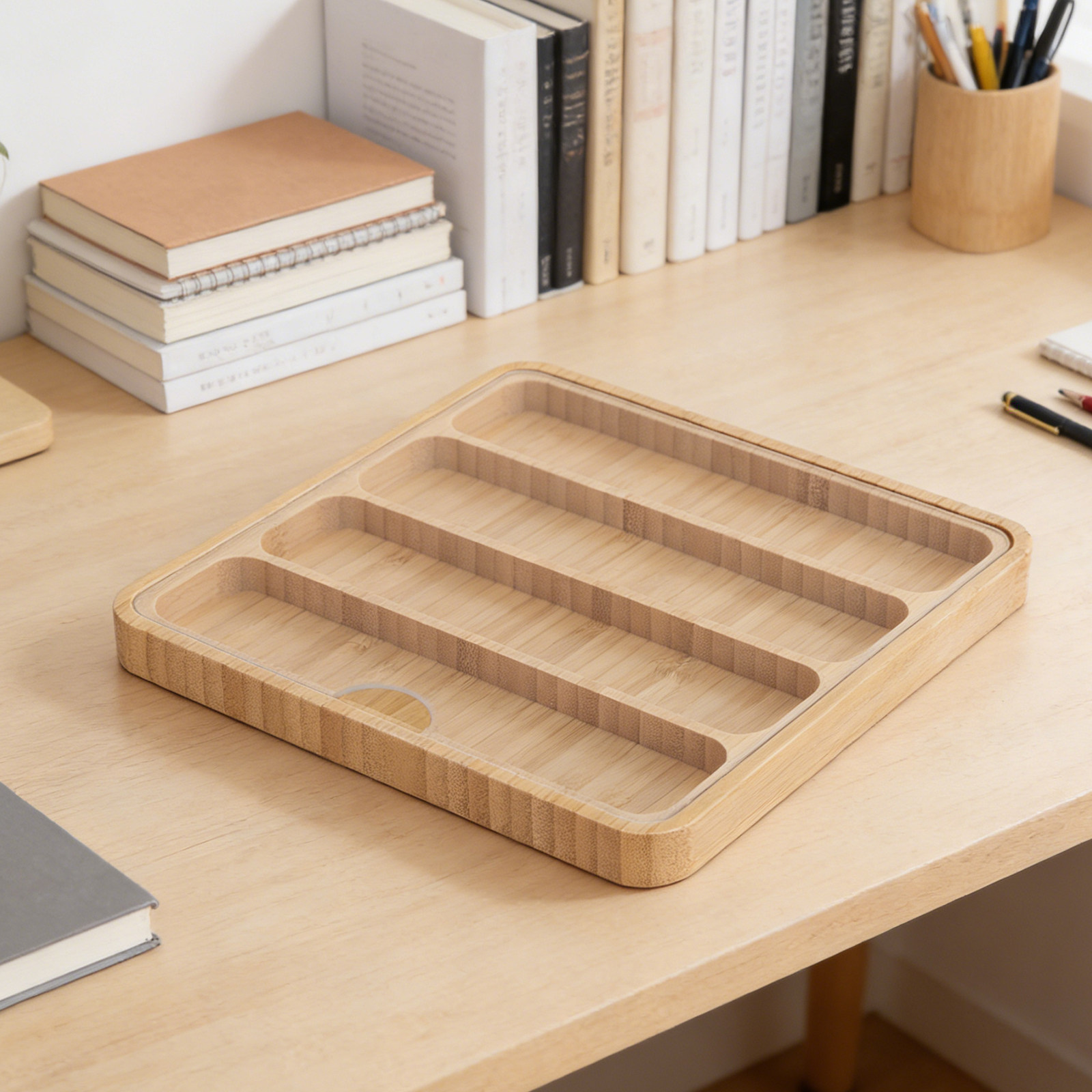 Bamboo Watch Band Storage Box  - Display Case Acrylic recensione e prezzo