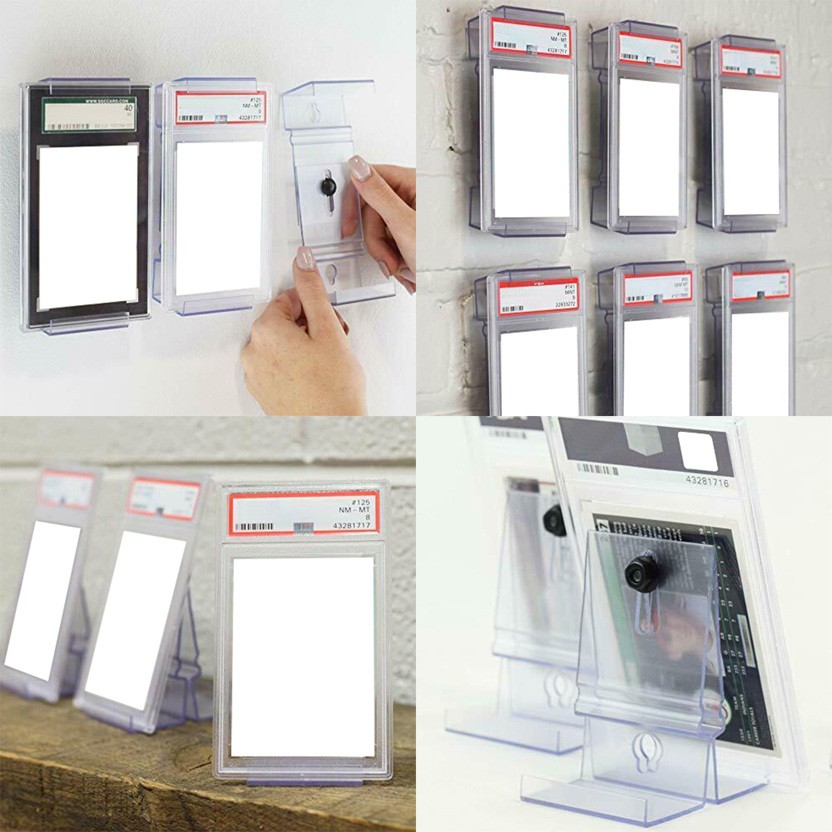 Wall Mount Tabletop Trading Ca - Graded Card Display recensione e prezzo