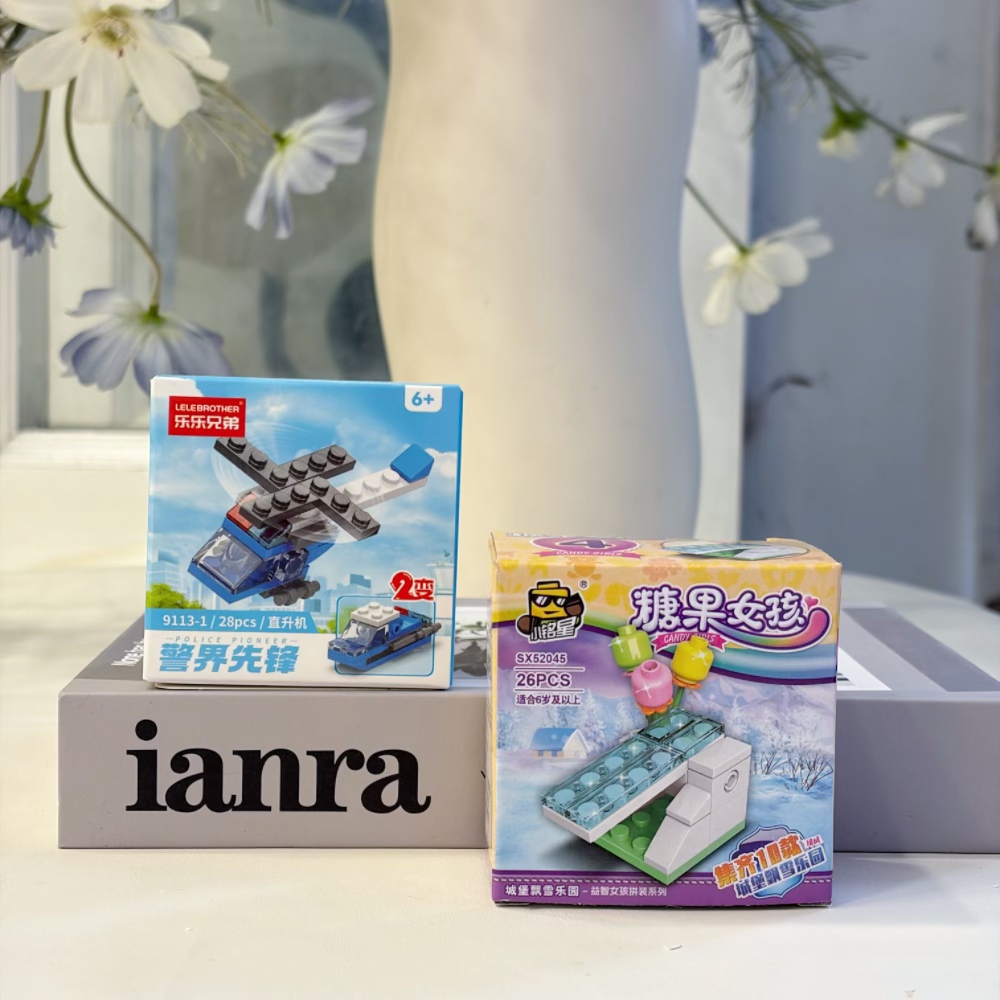 2-in-1 Police Helicopter Build - Building Block Mini recensione e prezzo