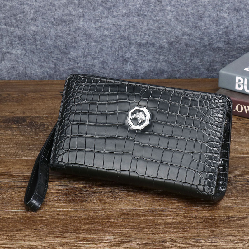 Men's Genuine Leather Clutch B - Card Top Loader recensione e prezzo