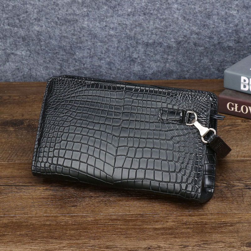 Men's Genuine Leather Clutch B - Card Top Loader recensione e prezzo