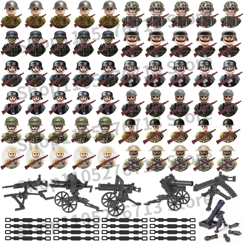 25Pcs/Set World War II Militar - Lego Minifigure Holder recensione e prezzo