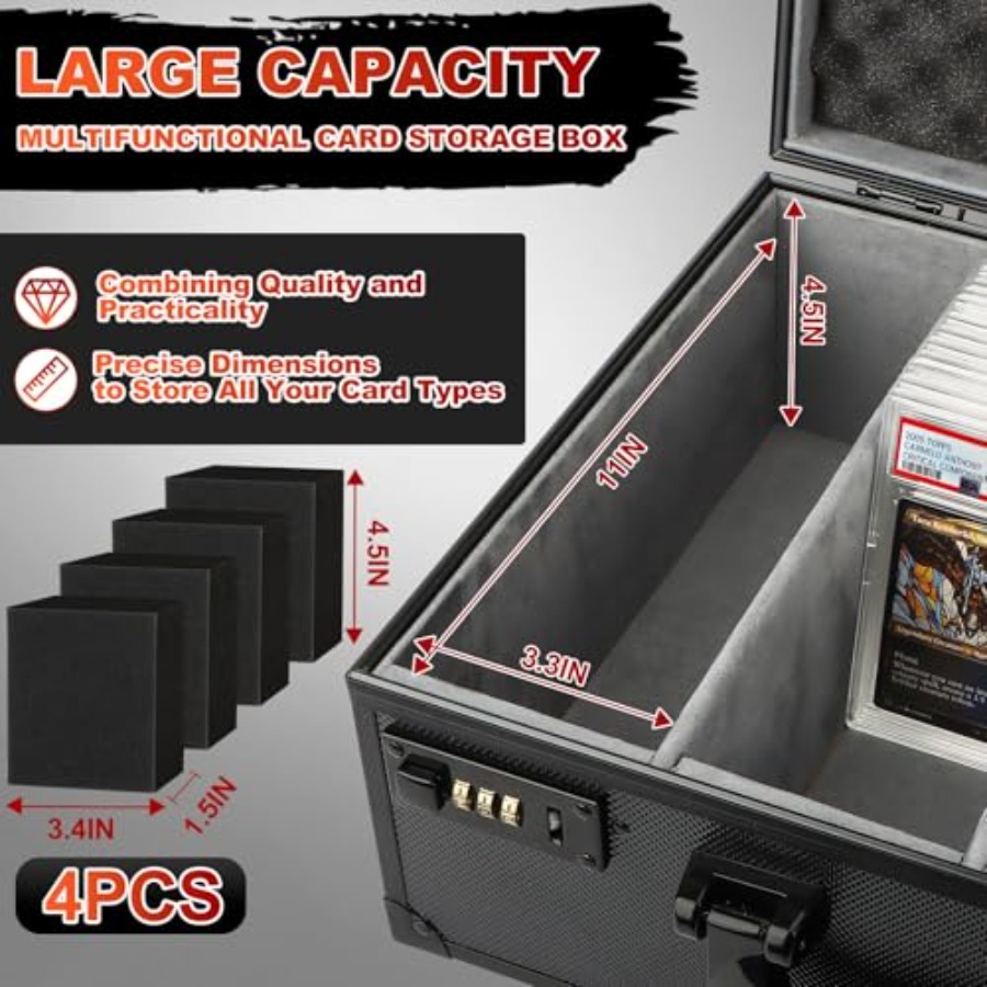 Graded Card Storage Box Holds  - Card Top Loader recensione e prezzo