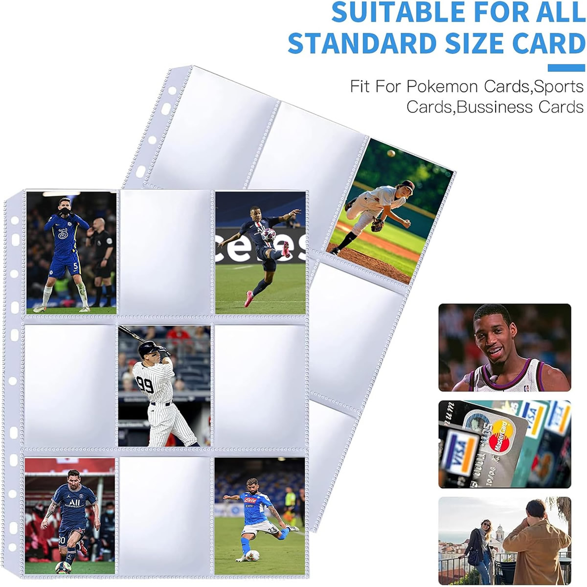 50 Pack 9 Pocket Card Sleeves  - Pokemon Binder Card recensione e prezzo