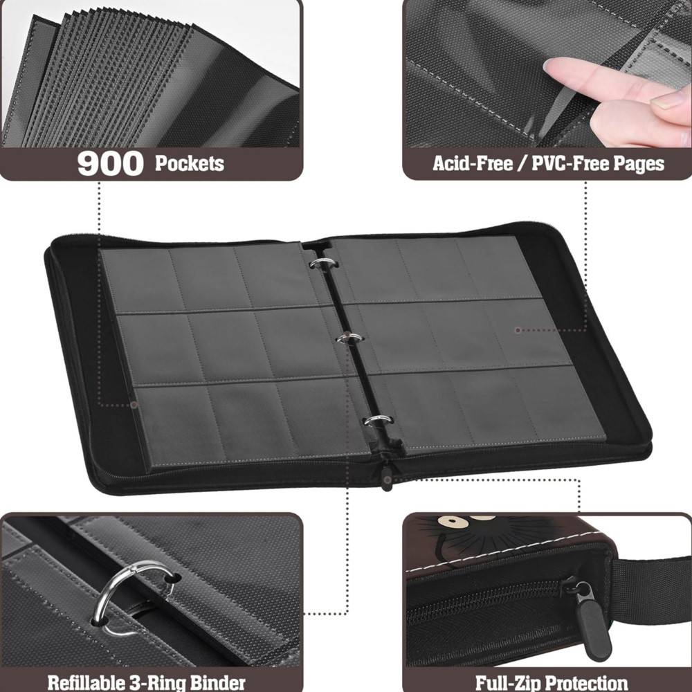 900 Pockets Card Binder Album  - Trading Card Binder recensione e prezzo