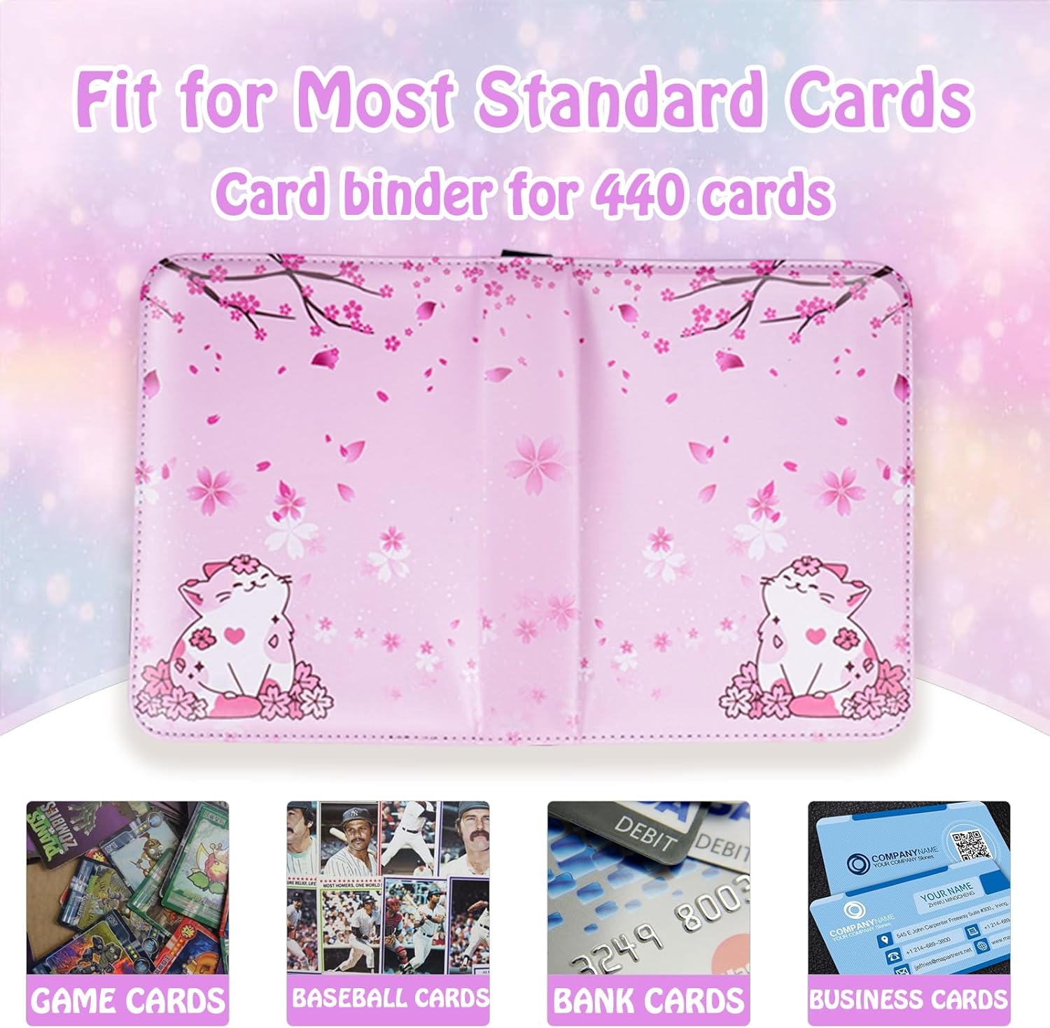 440 Card Binder for Girls with - Trading Card Binder recensione e prezzo