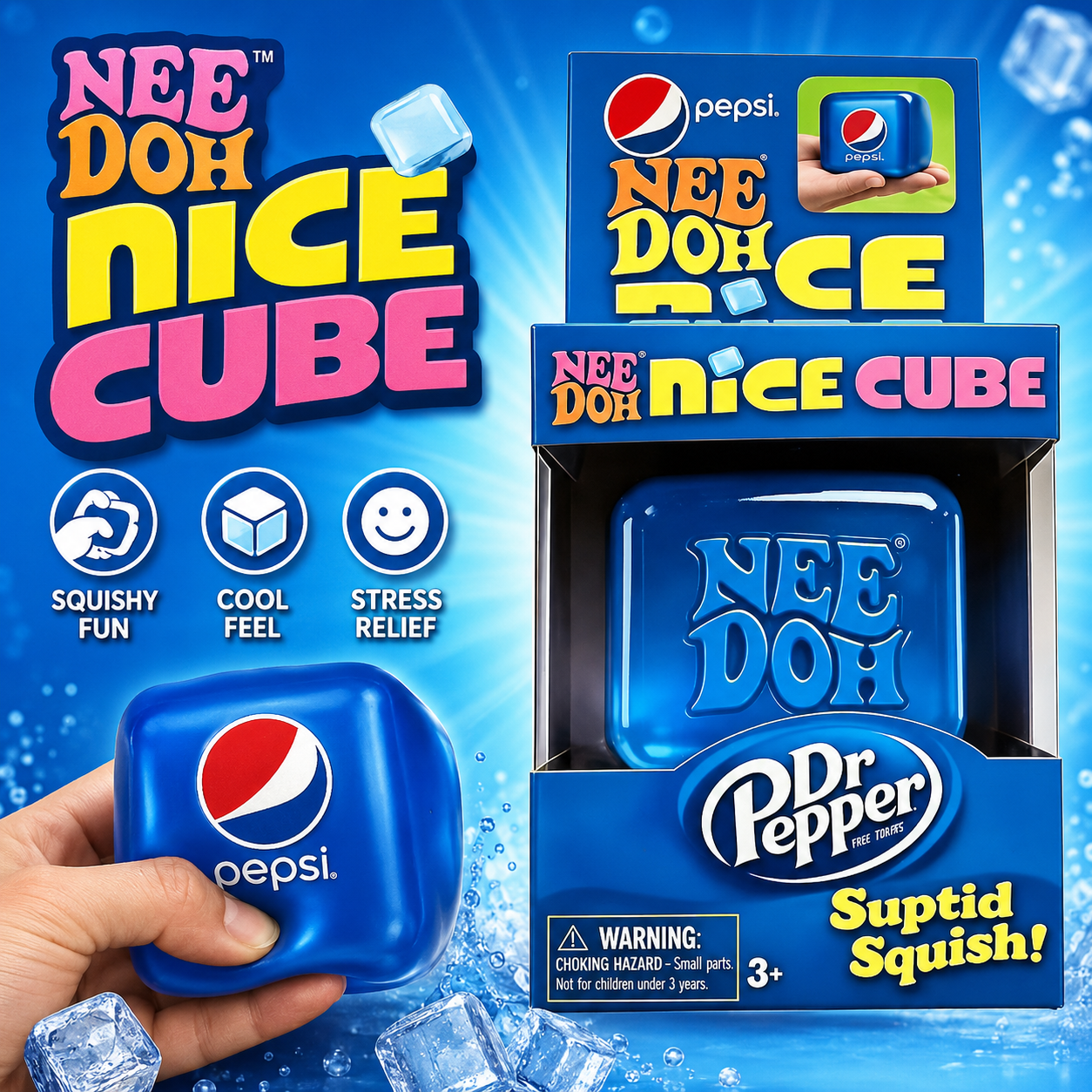 In Stock 2026 Needoh Squeeze S - Fidget Cube Original recensione e prezzo