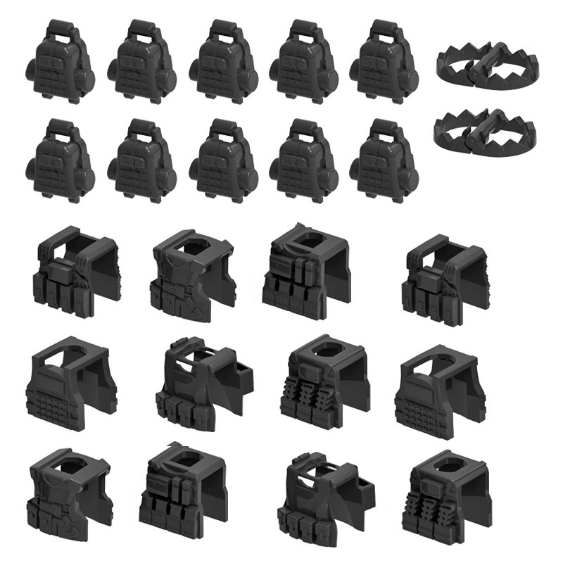 MOC Military Armor Tactical Ve - Lego Minifigure Holder recensione e prezzo