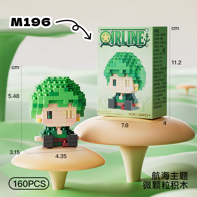 New ONE PIECE Sun God Nika Luf - Building Block Mini recensione e prezzo